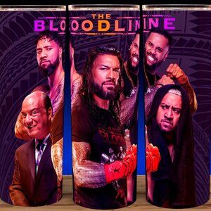 The Bloodline Roman Reigns Wrestling Cup Mug Tumbler